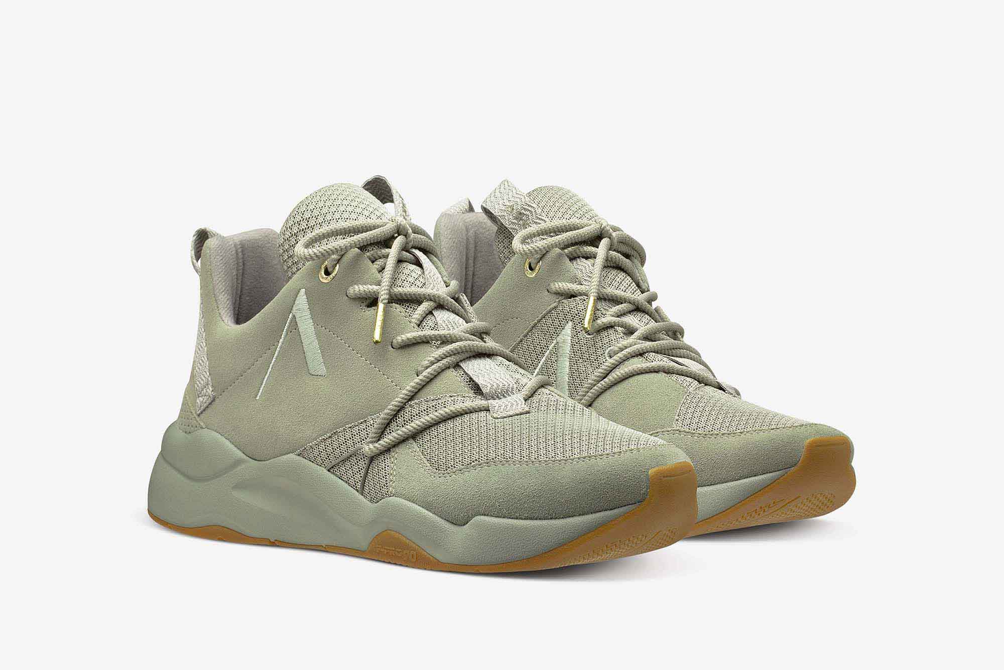 ARKK Collection Asymtrix Suede F-PRO090 Seagrass Gum - Men Asymtrix